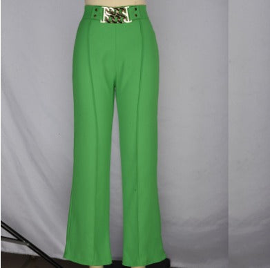 Calça de Alfaiataria Tiffany™ - Elegância com Corte Italiano para um Estilo Inigualável!